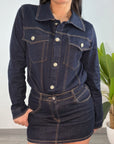 Gonna Denim Midy