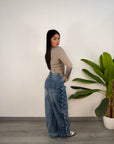 Jeans Monique Borchiette