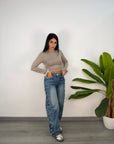 Jeans Monique Borchiette