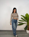 Jeans Monique Borchiette