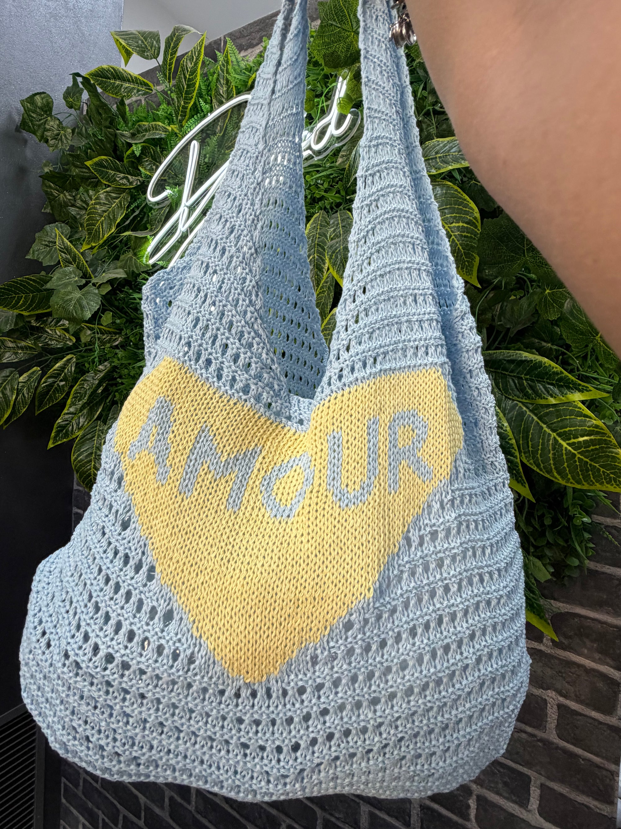Borsa Sacchetto Uncinetto
