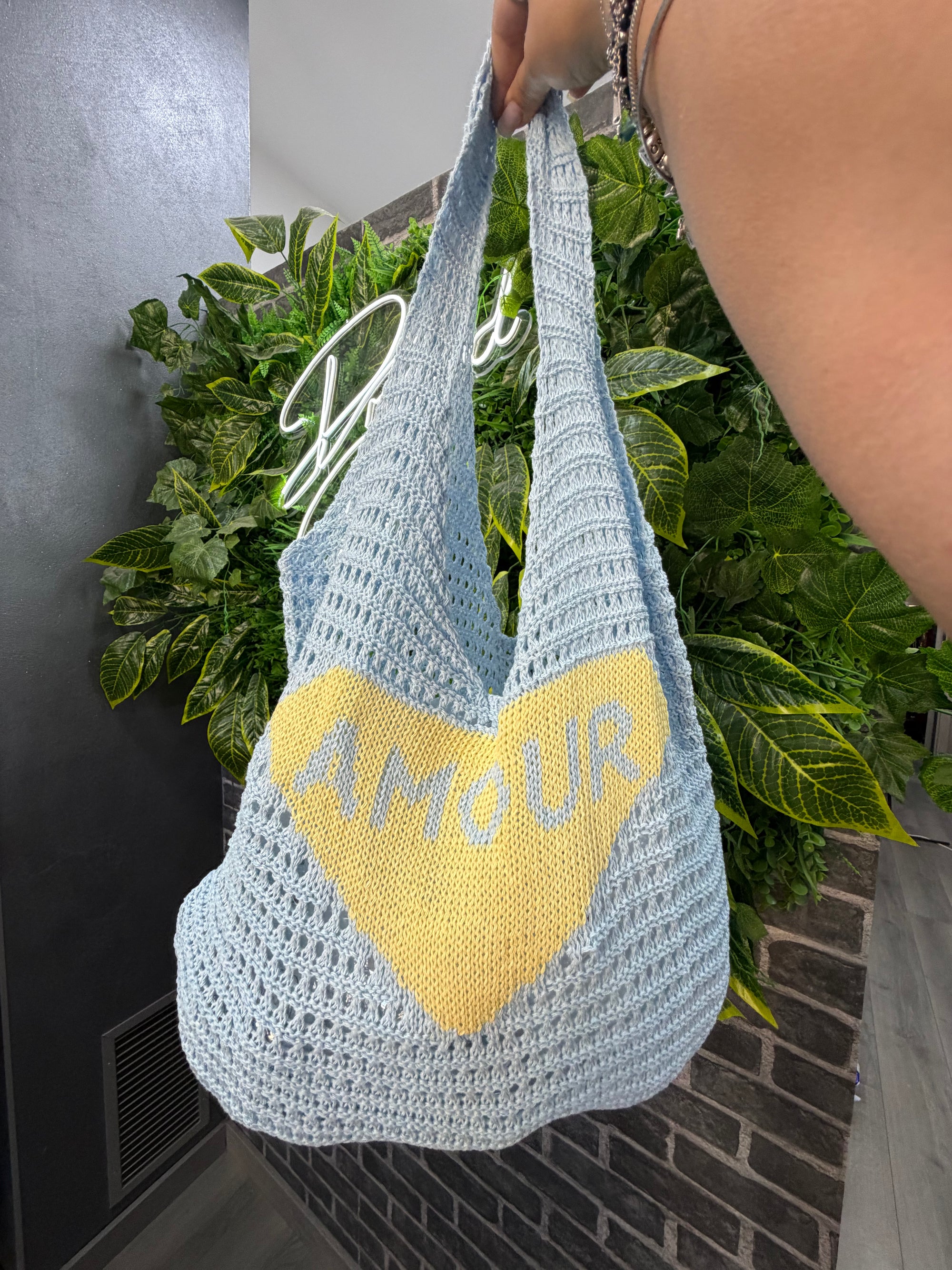 Borsa Sacchetto Uncinetto