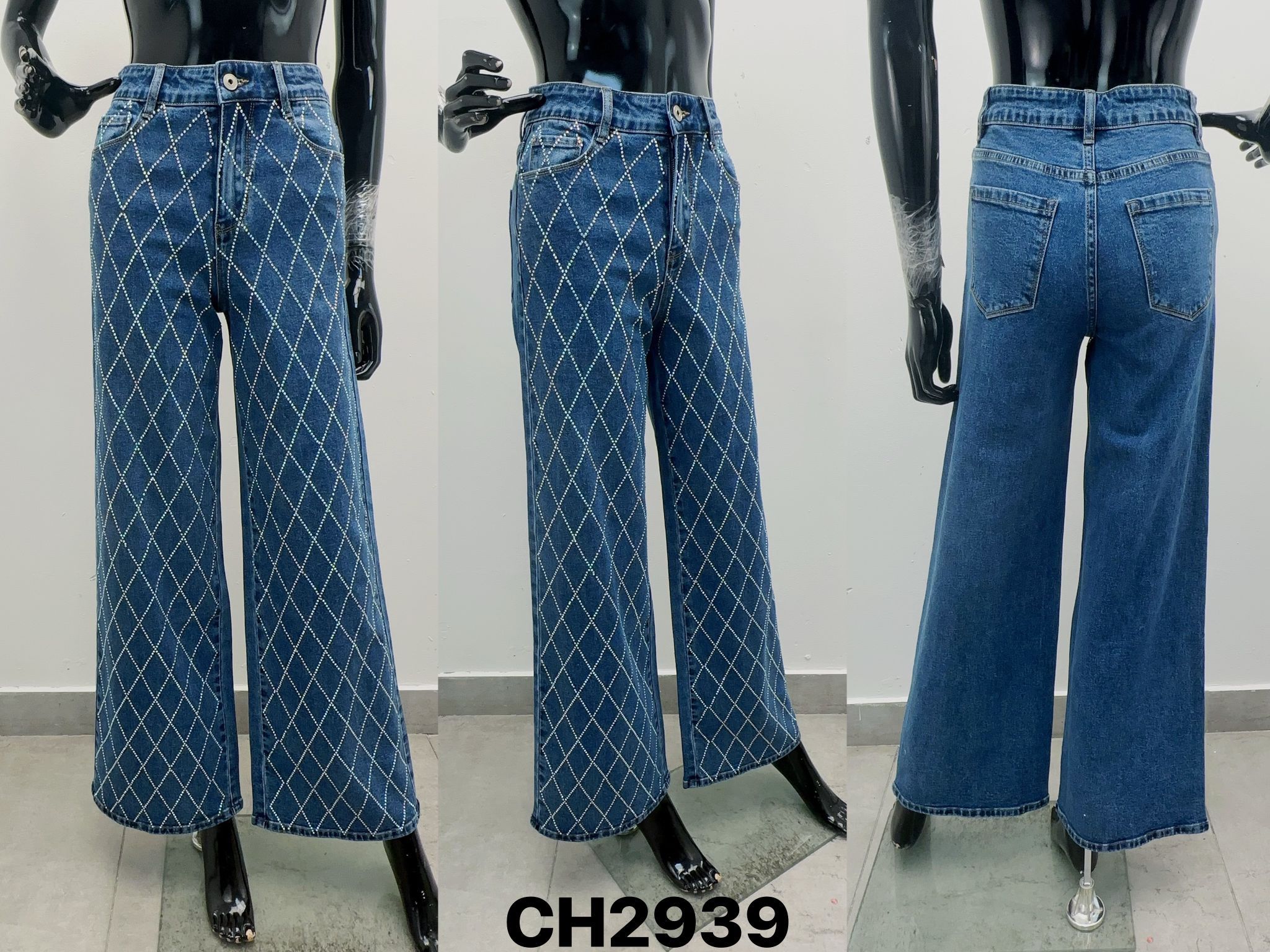 Jeans brillantini hot sale