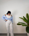 Jeans White Pocket