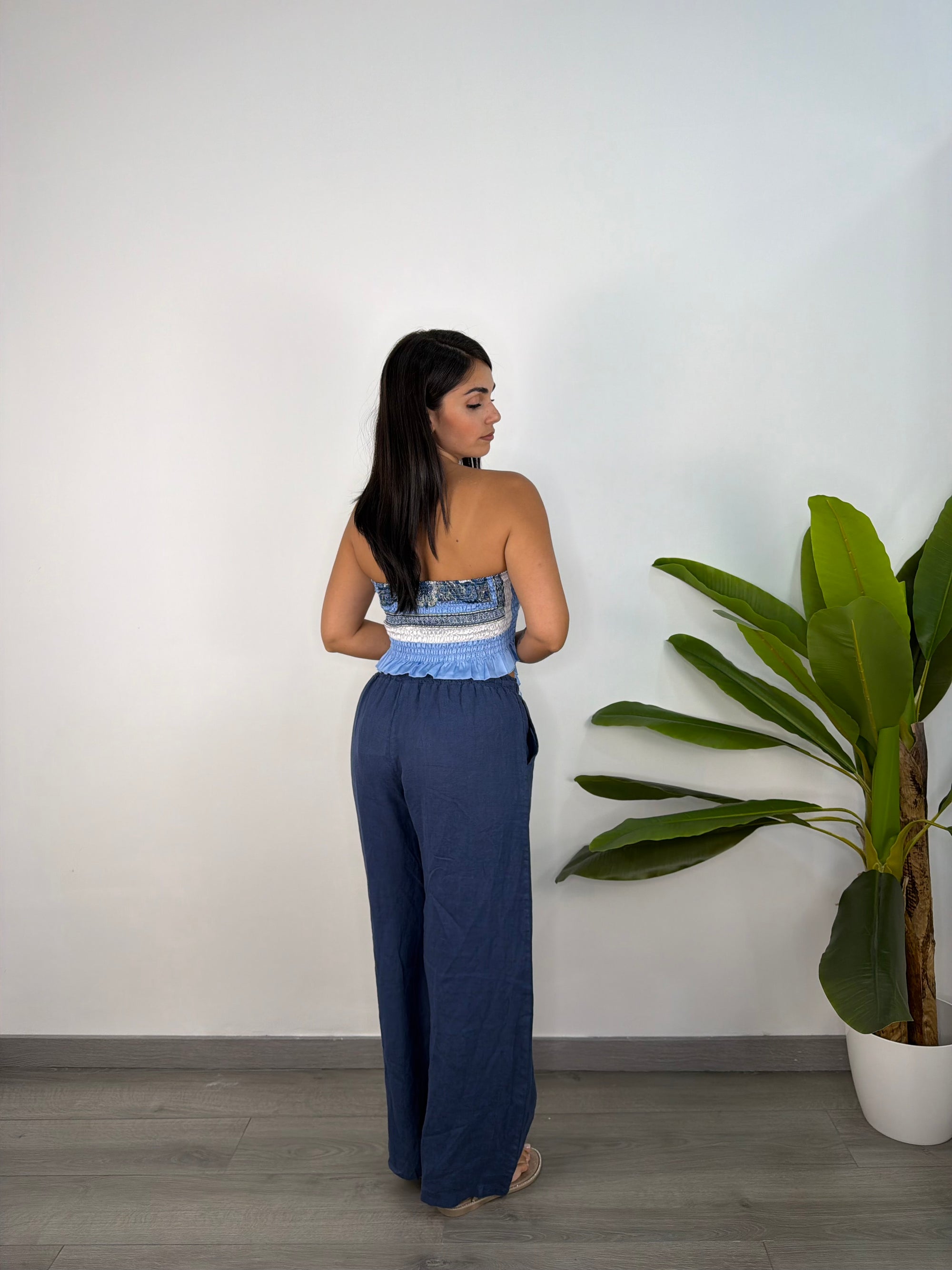 Pantalone Di Lino