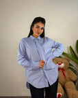 Camicia Maxi Con Cravatta
