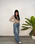 Jeans Monique Borchiette