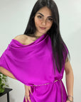 Abito Long Satin