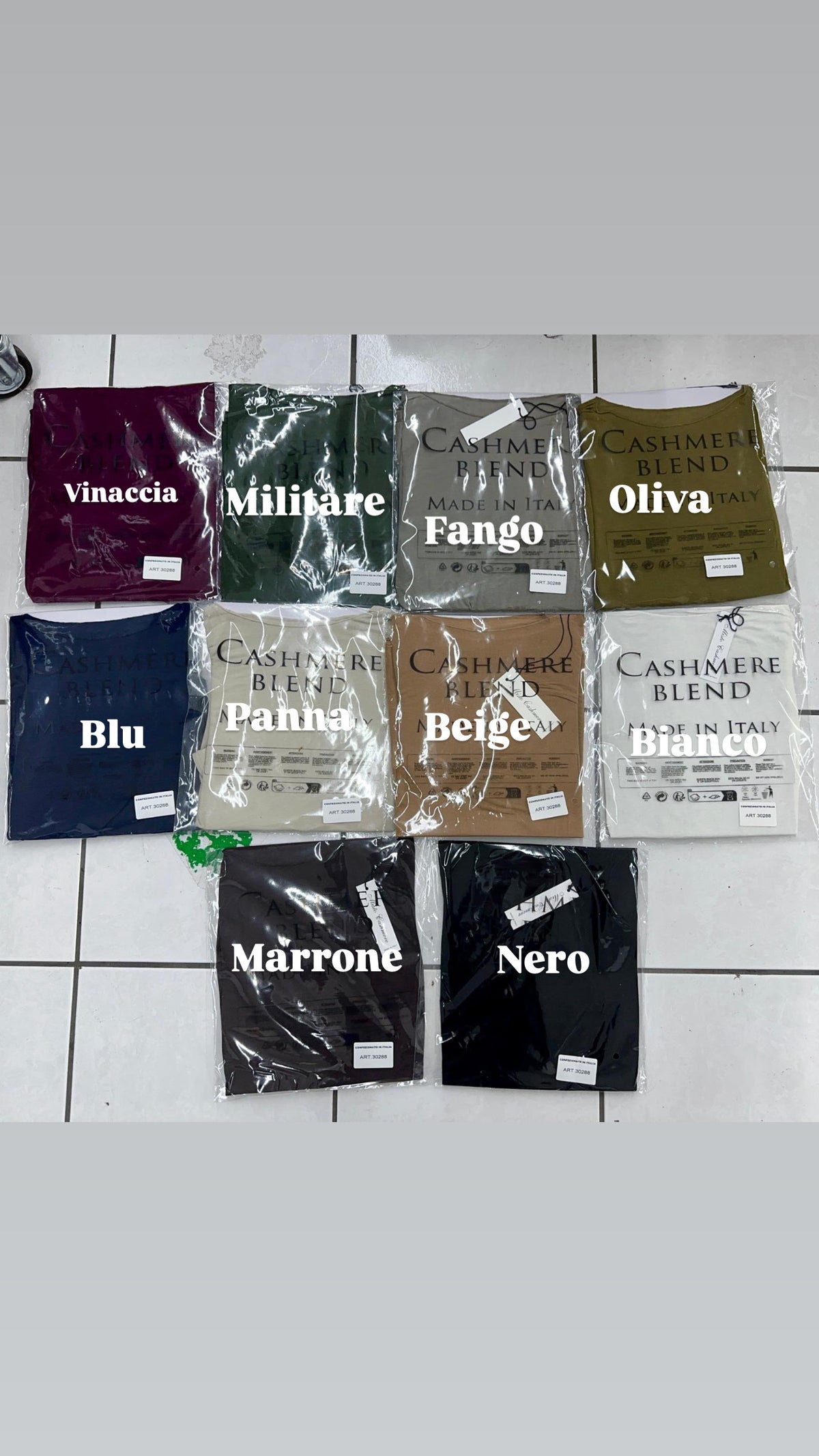 Maglietta Misto Cashmere