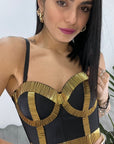 Bustier Gold