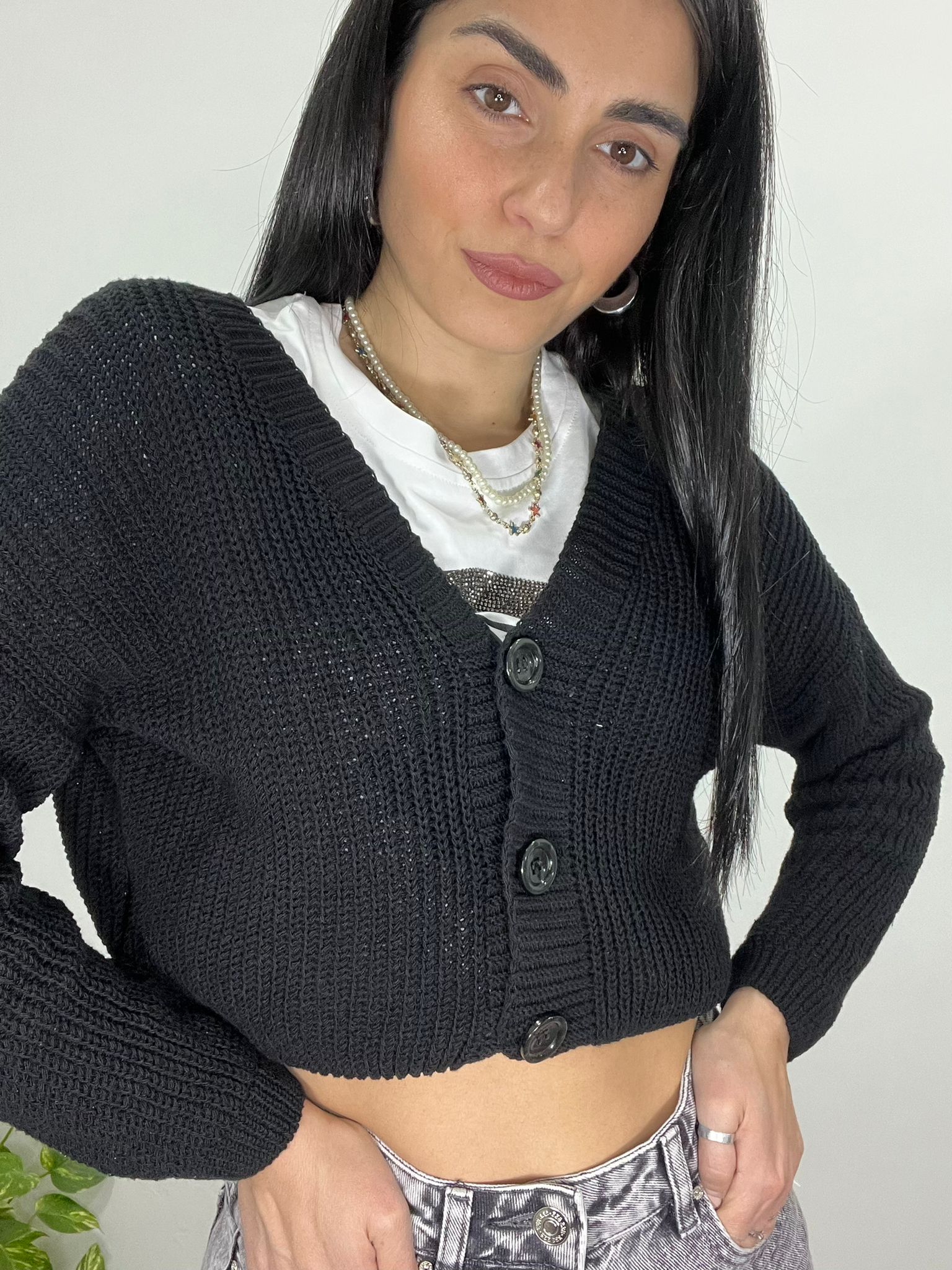 Cardigan Crop