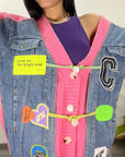 Cardigan Pink Waug